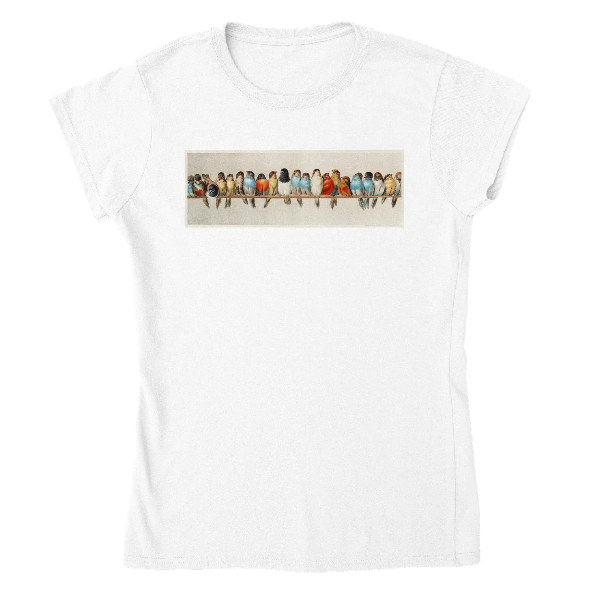 A Perch of Birds Hector Giacomelli Tshirt