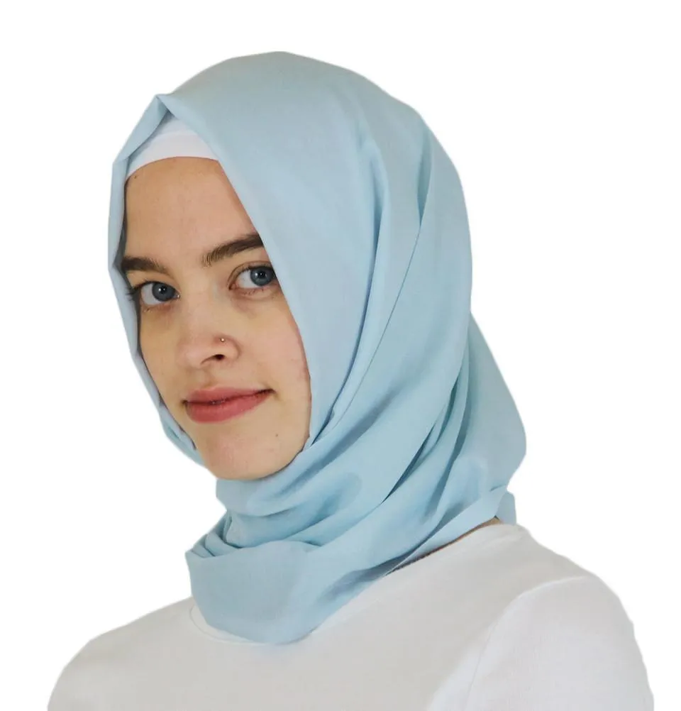 Aker Ince Hijab Shawl #351 Baby Blue