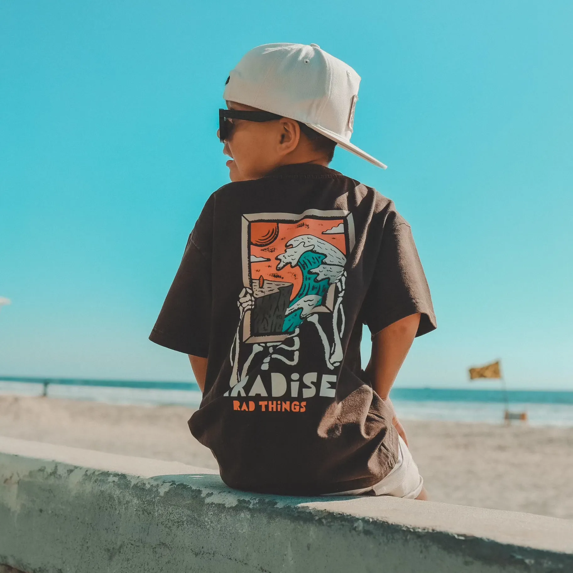 Another Day In Paradise Kids Graphic Shirt