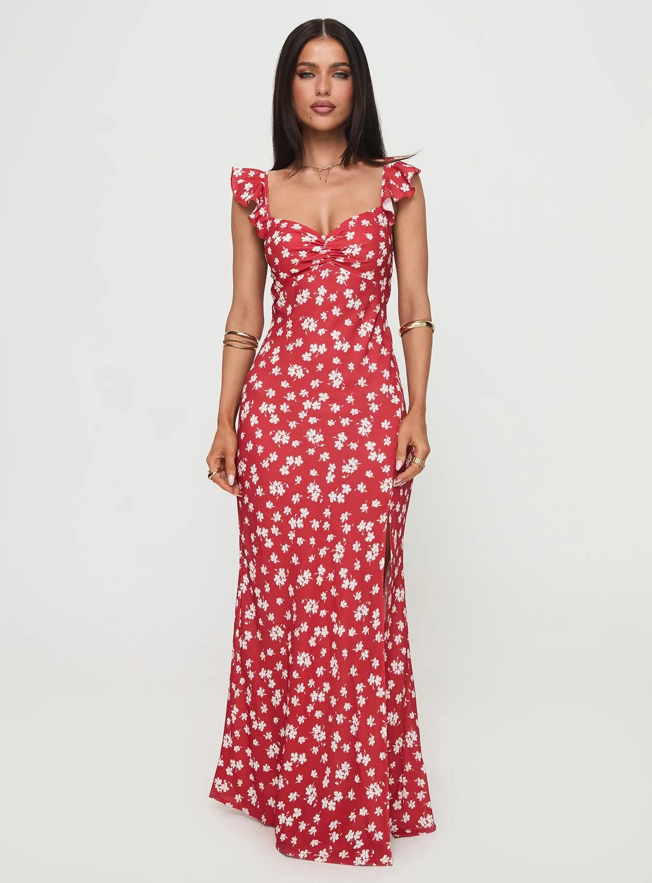 Barnadete Maxi Dress Red