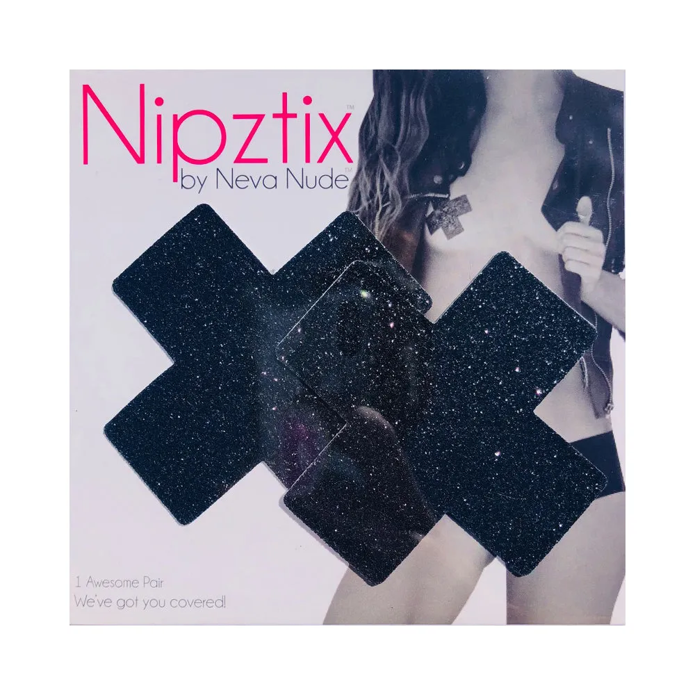 Black Malice Glitter X Factor Nipztix Pasties