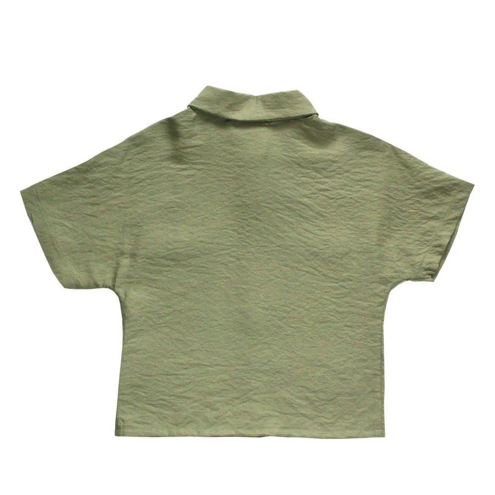 Boxy Relaxed Shirt, Olive