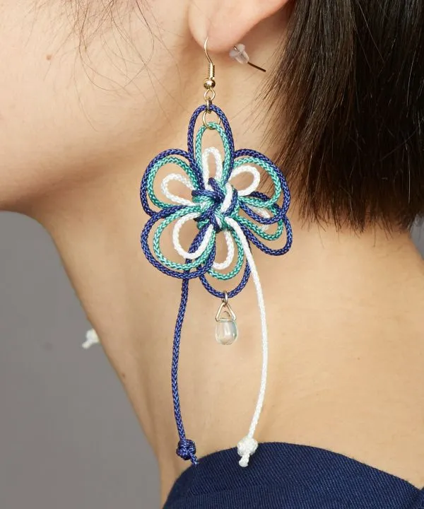 Braid Flower Earrings