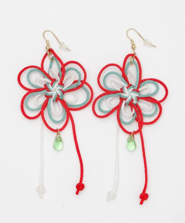 Braid Flower Earrings