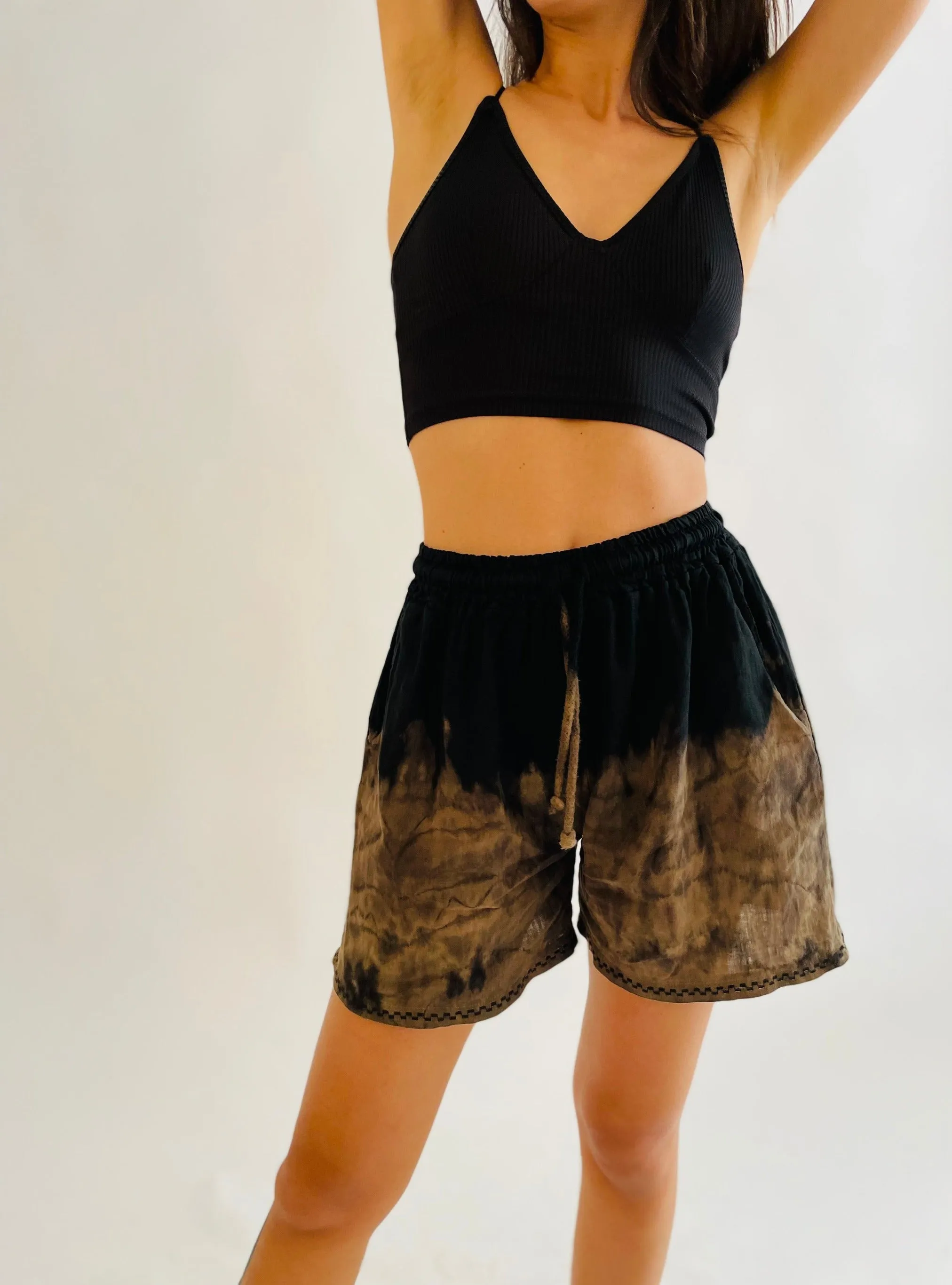 Breezy Summer Shorts -Black