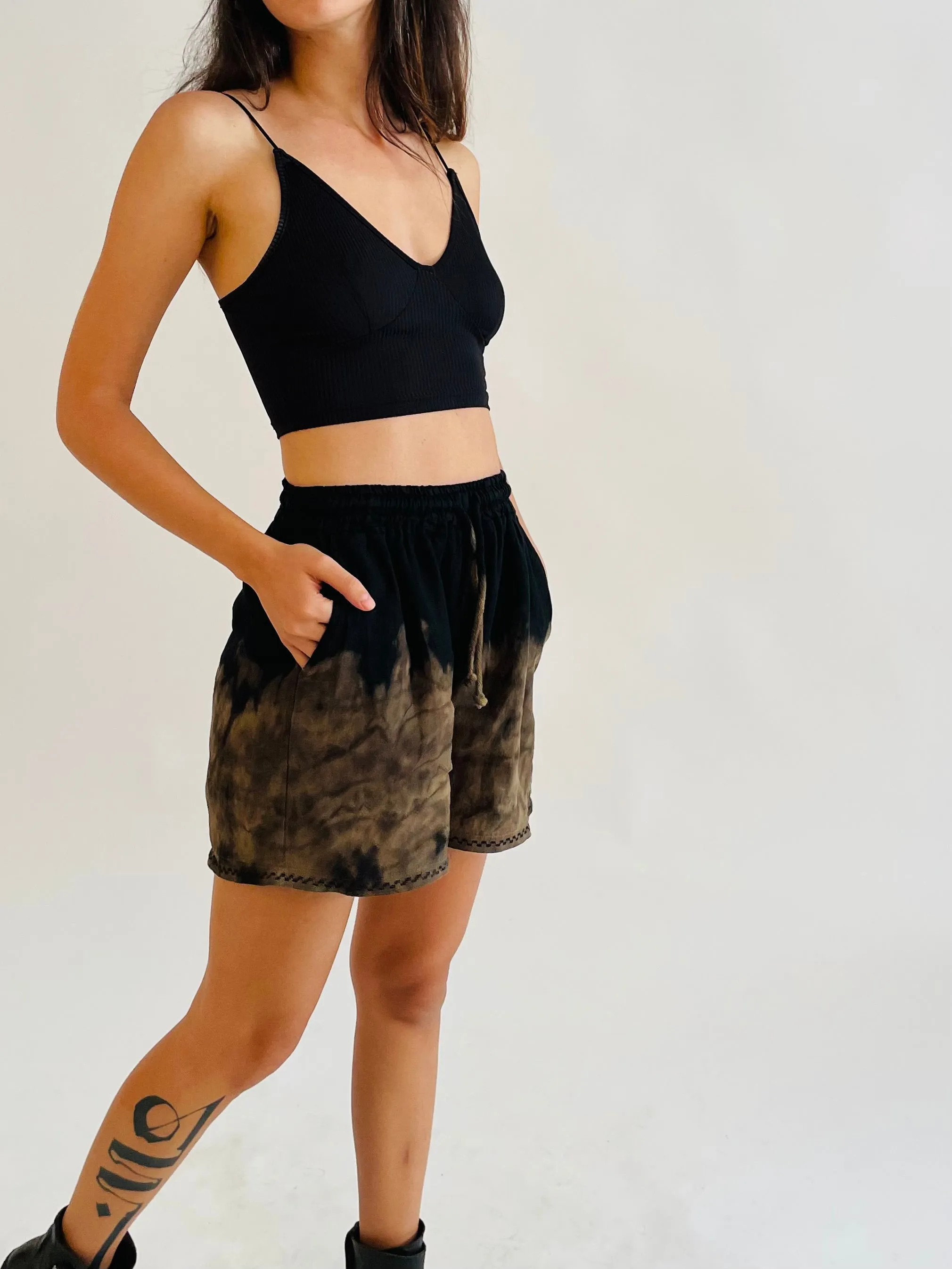 Breezy Summer Shorts -Black