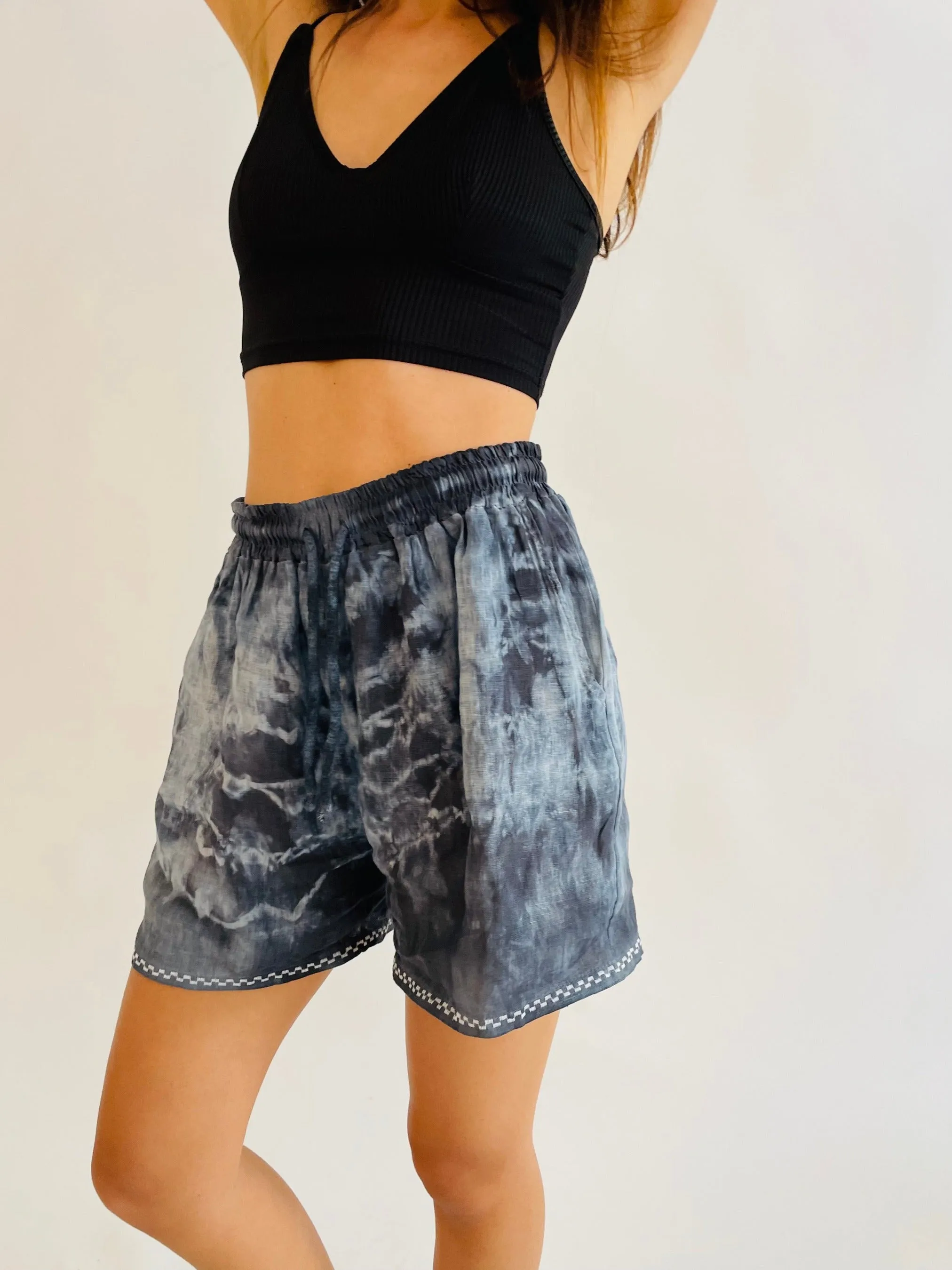 Breezy Summer Shorts -Grey