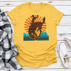 Cactus Bronco Mustard Tee