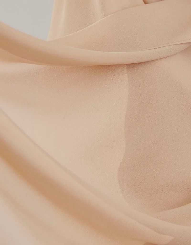 Chiffon Shawl - Shades of Light Nude