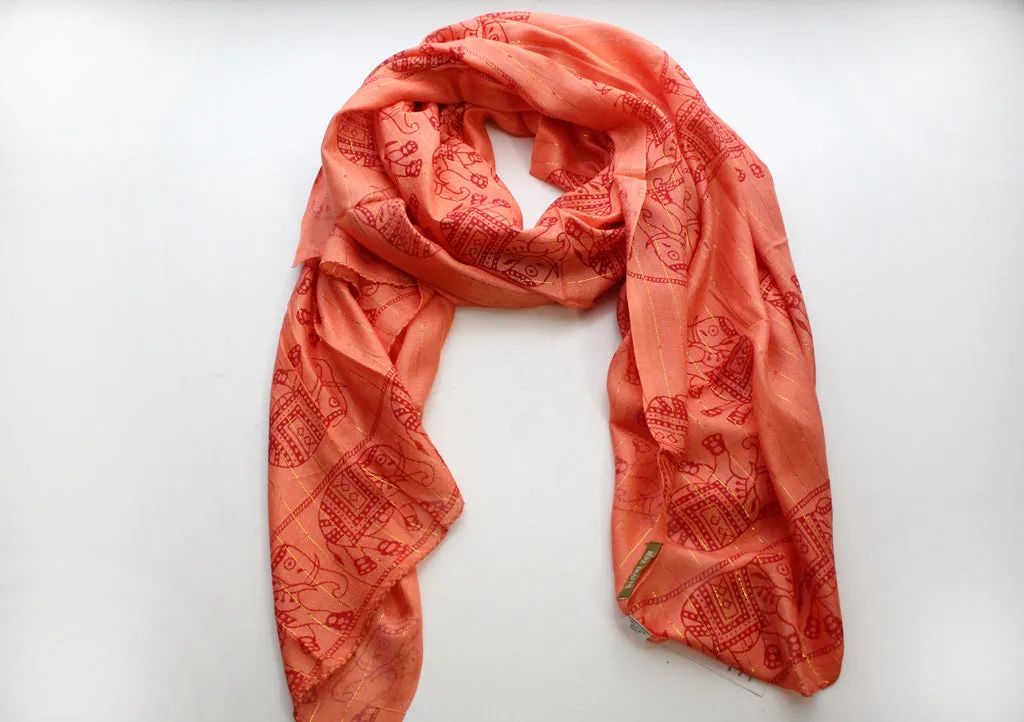 Cotton Indian Safari Summer Scarf