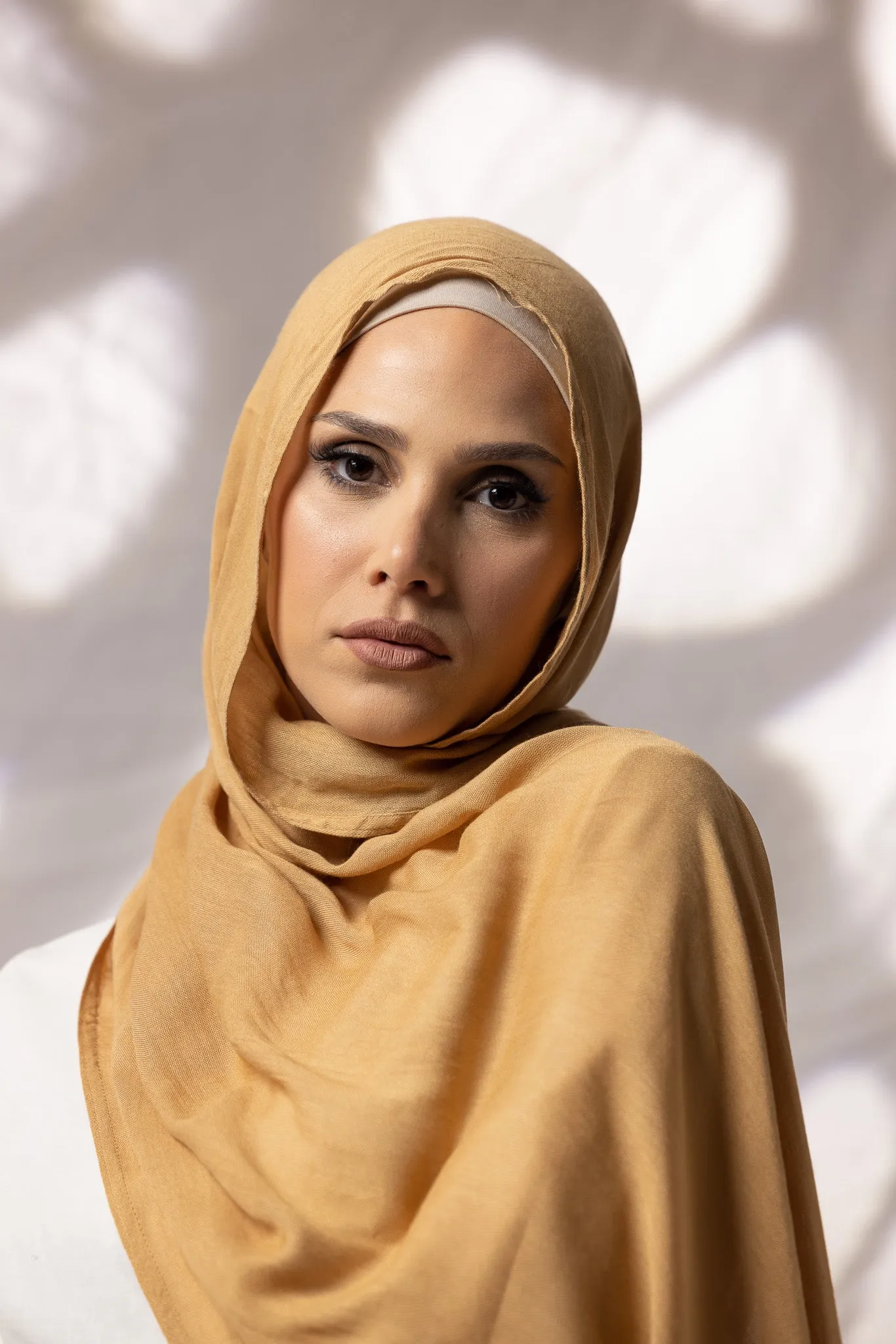 Cotton Modal Shawls - Shades of Light Brown