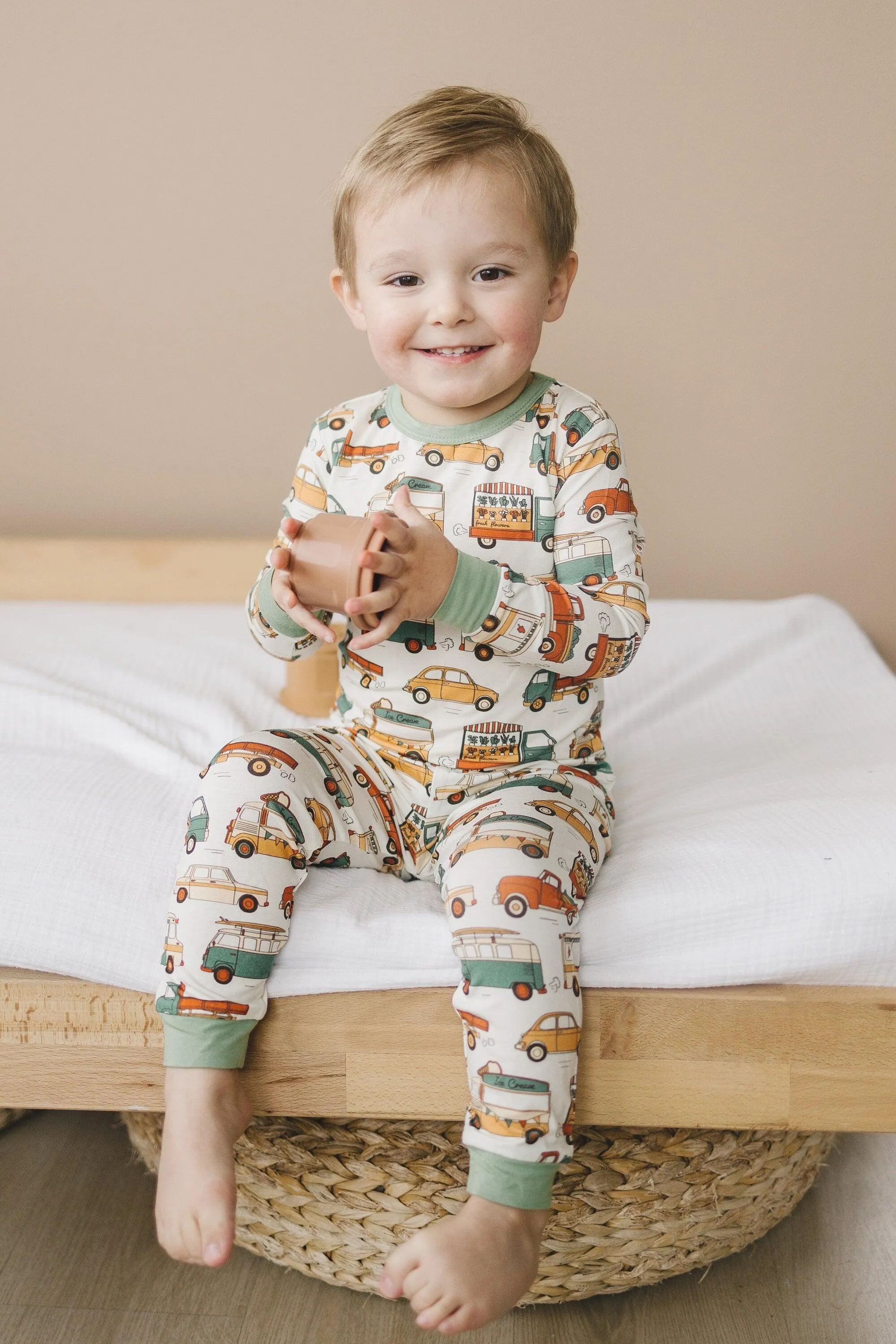 Cruisin' then Snoozin' 2pc Bamboo Pajama Set