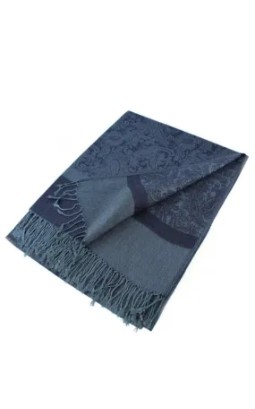 DB018-091 Light Paisley Pashmina Scarf Shawls