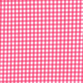 Gingham 1/4 Inch - Bright Pink