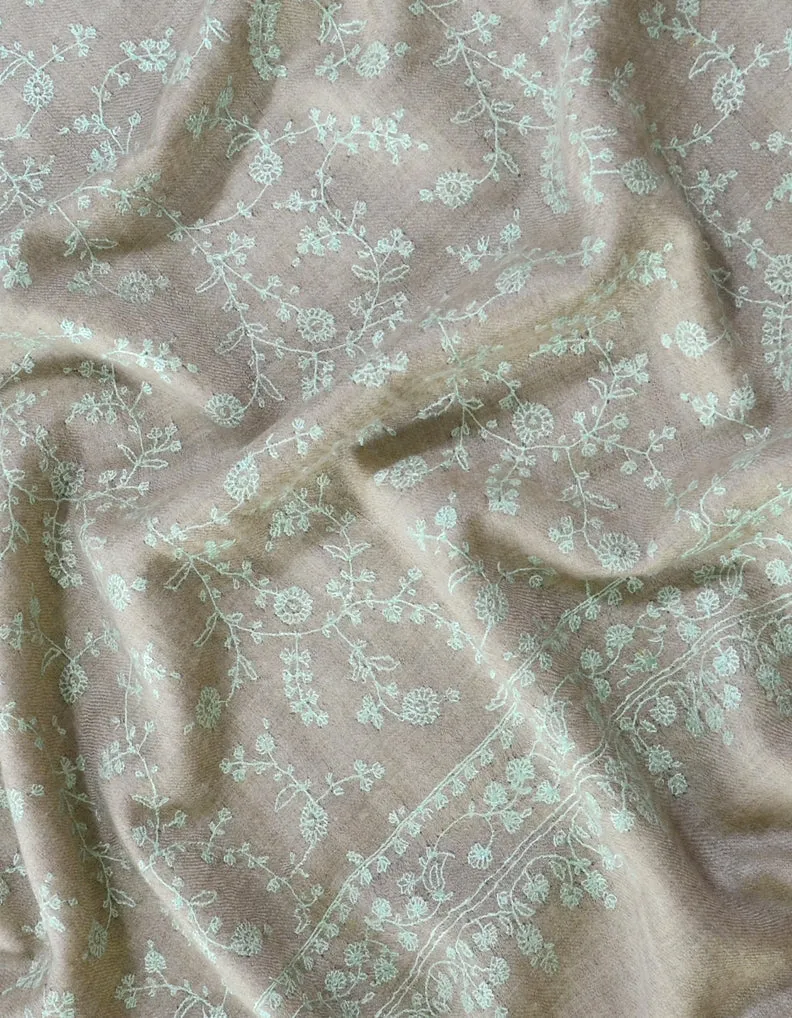 Hand Embroidered Pashmina Shawl 5285