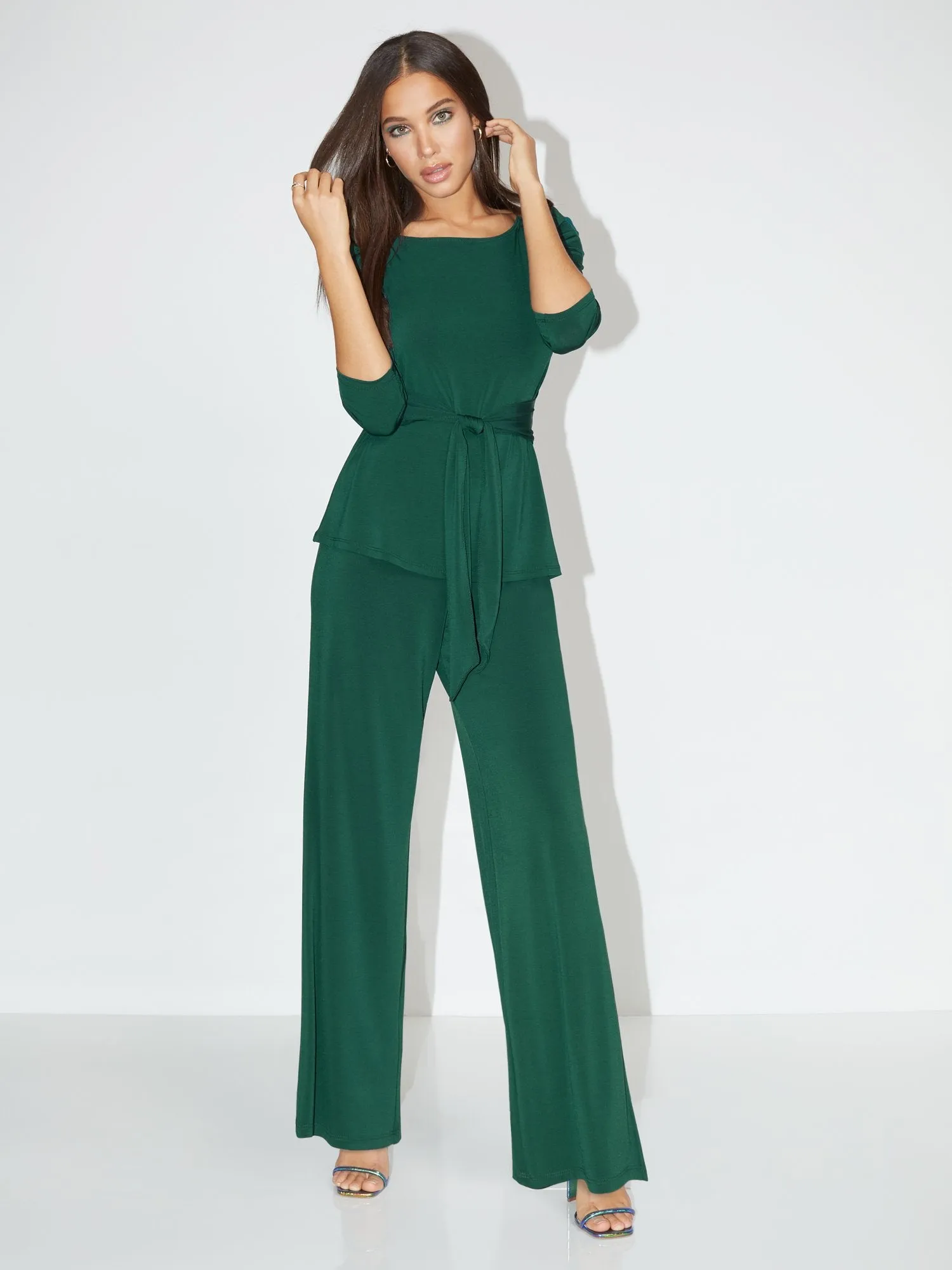 High-Waisted Palazzo Pant - NY&C Style System