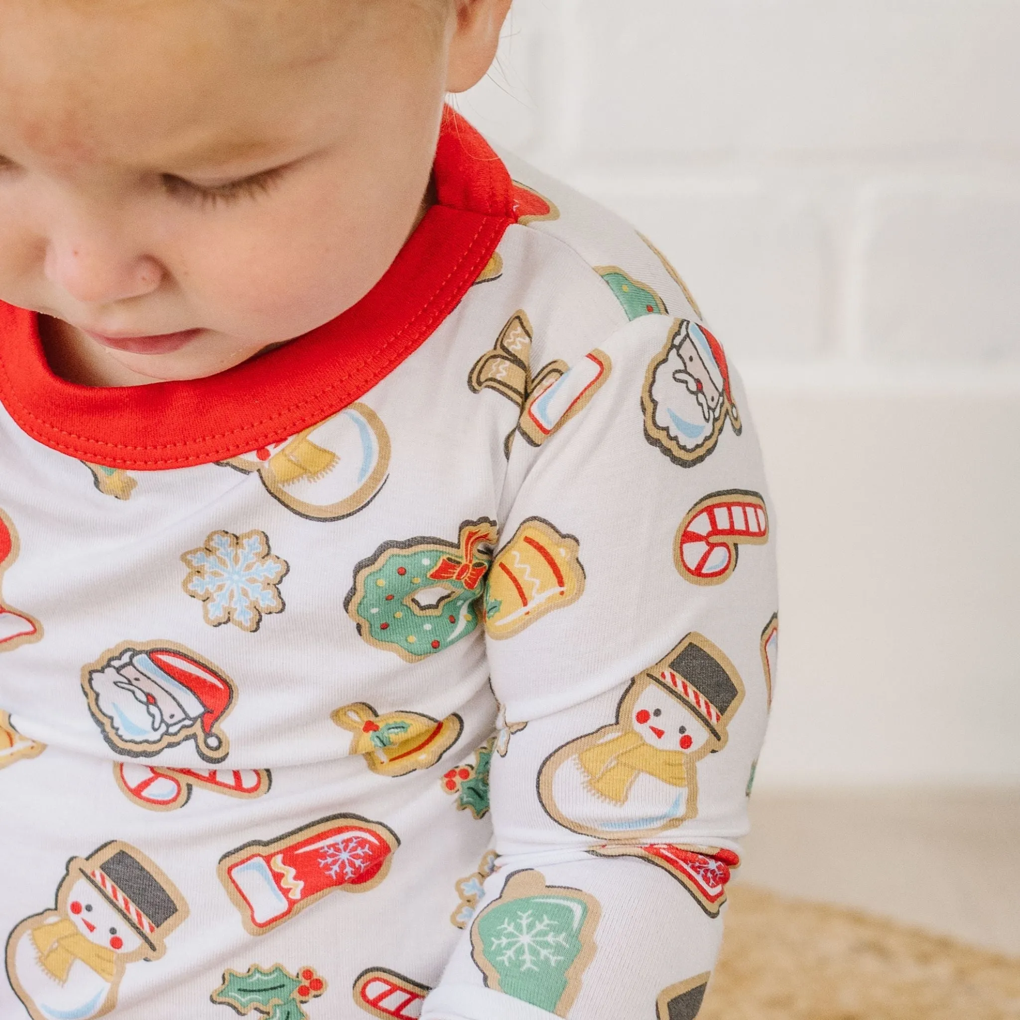 Holly Jolly Cookies Big Kid Long Pajamas