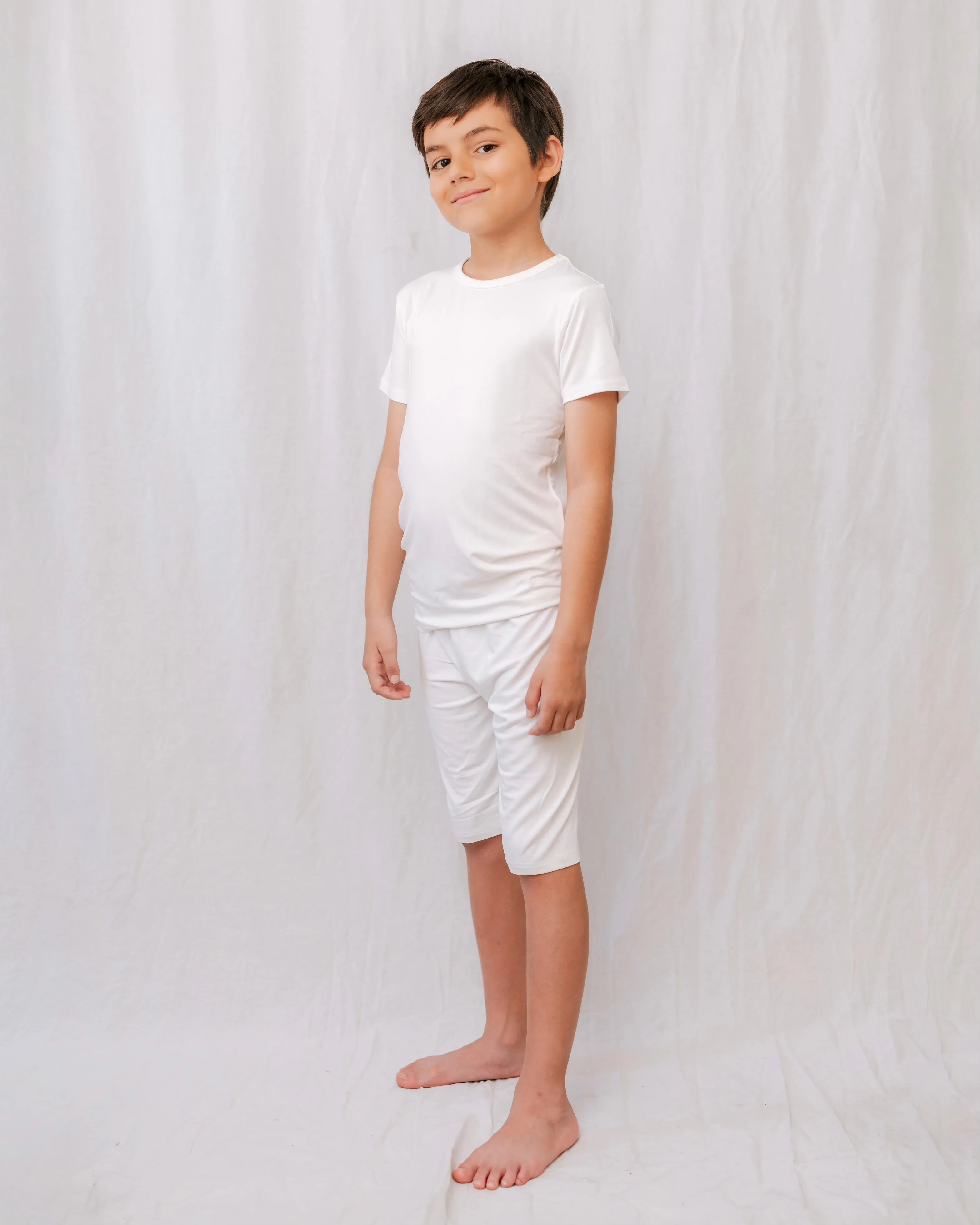 Ivory | Short Sleeve Pajamas