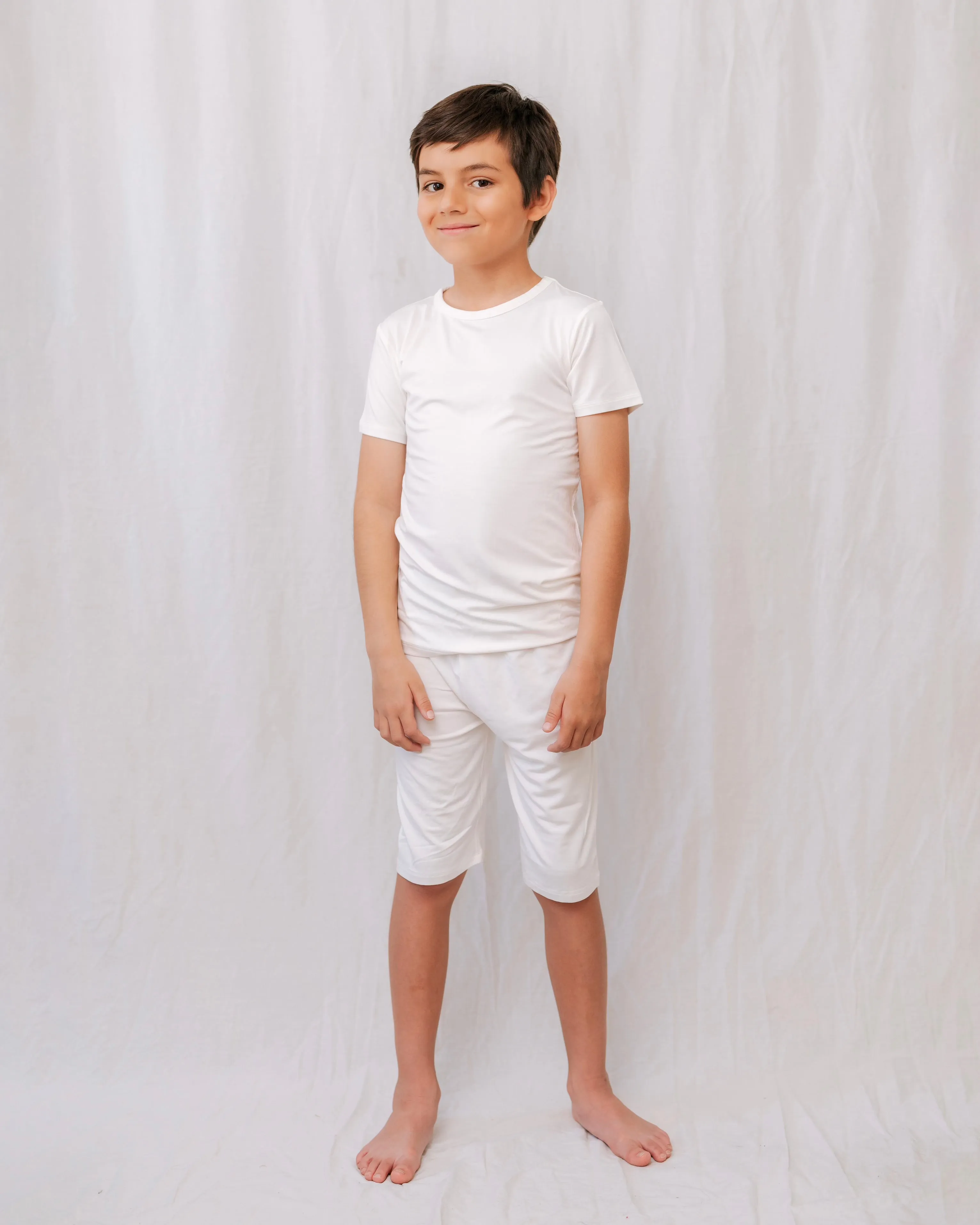 Ivory | Short Sleeve Pajamas