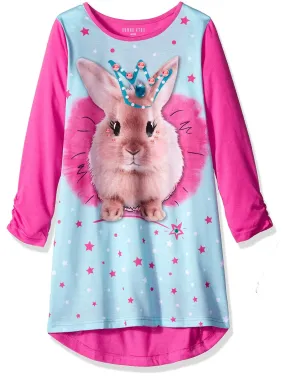 Komar Kids Girls' Big Girls' Bunny NightGown