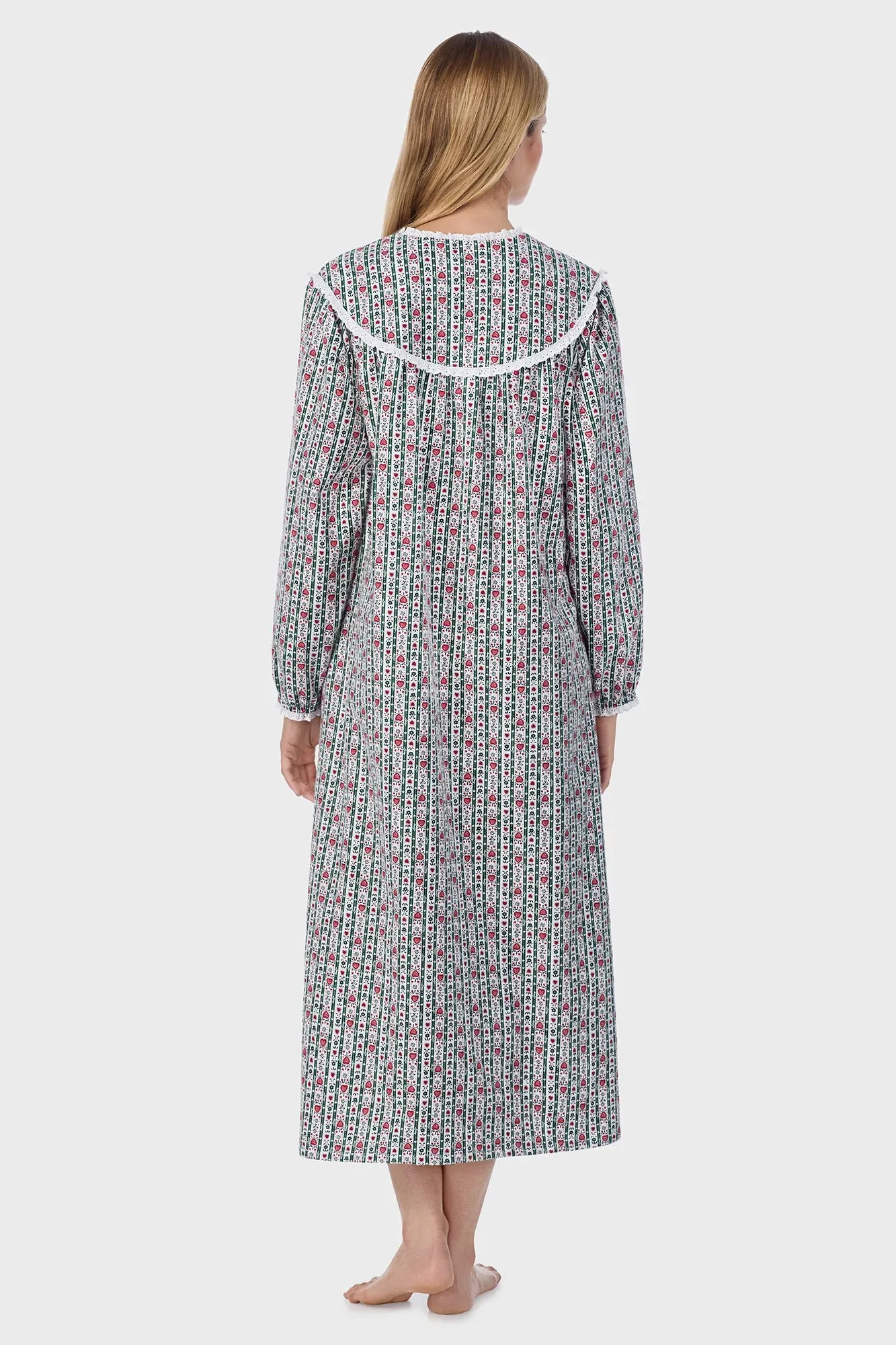 Lanz of Salzburg Flannel Long Gown