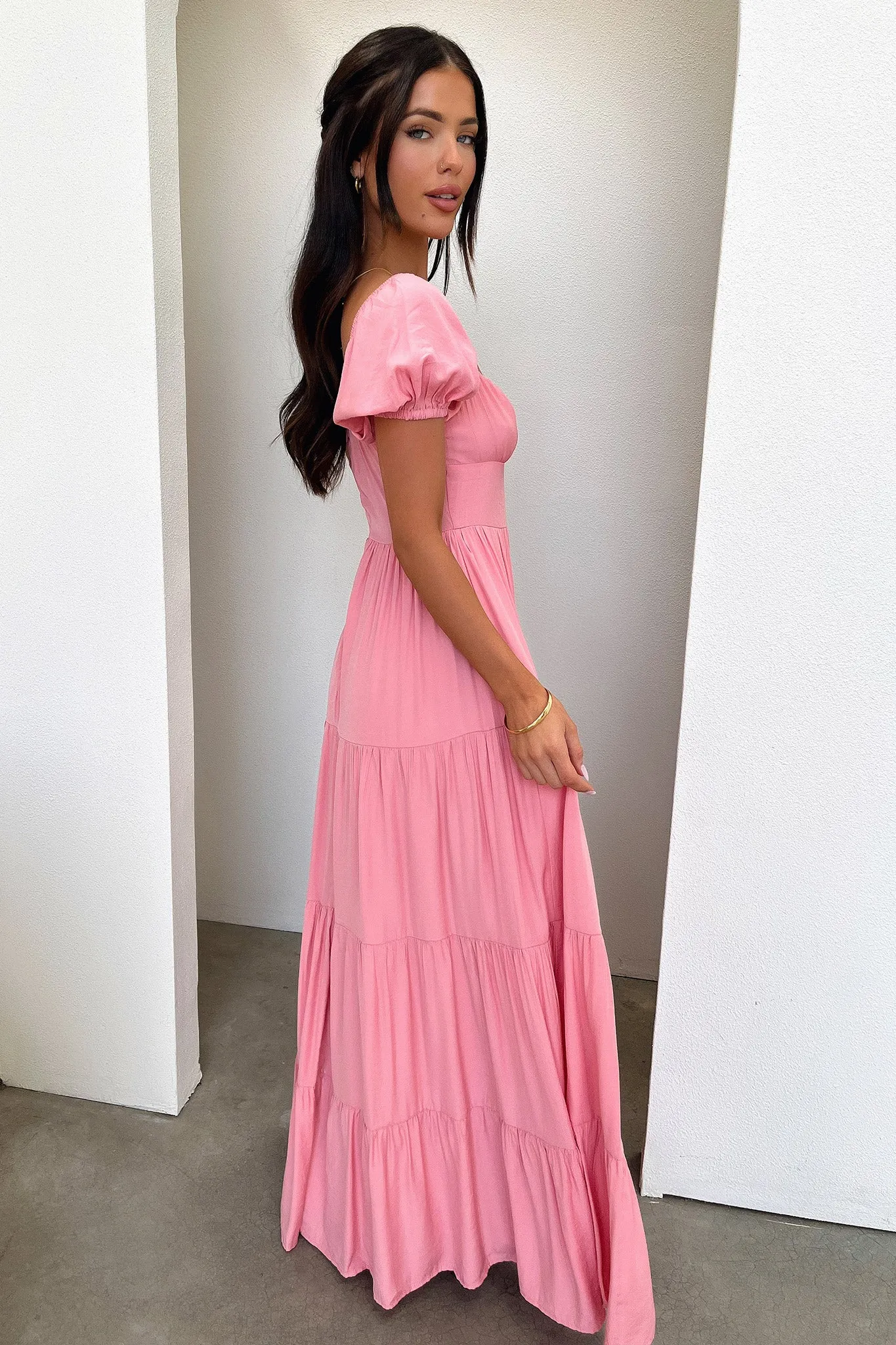 Levona Maxi Dress - Rose