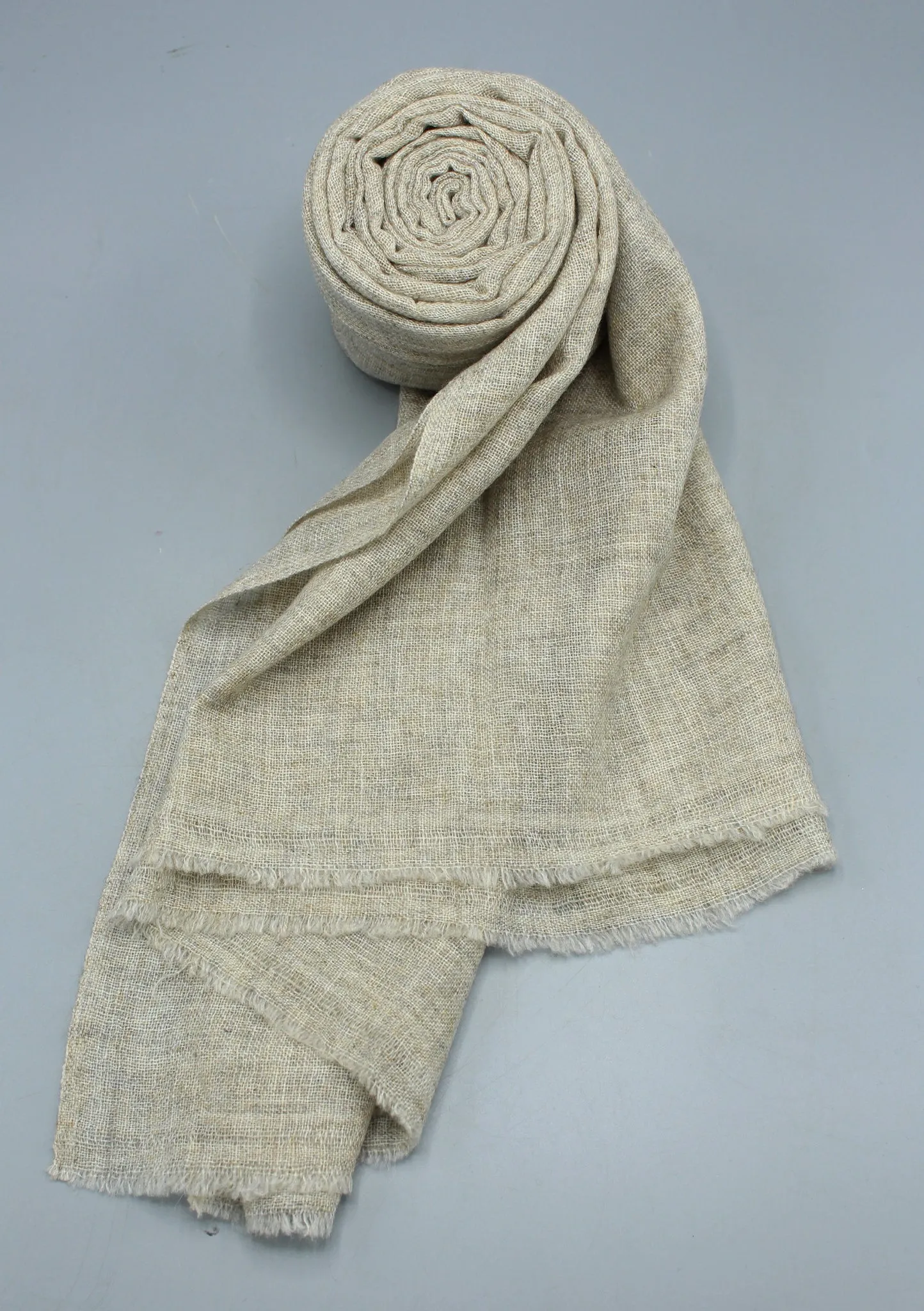 Light Grey Soft Cashmere Shawl