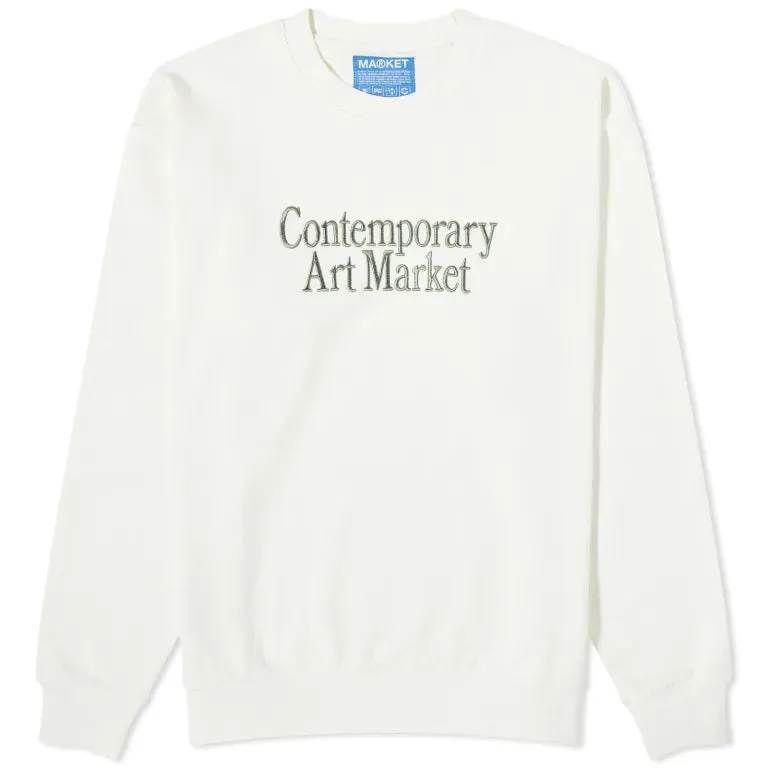 Market Contemporary Art Crewneck Sweatshirt