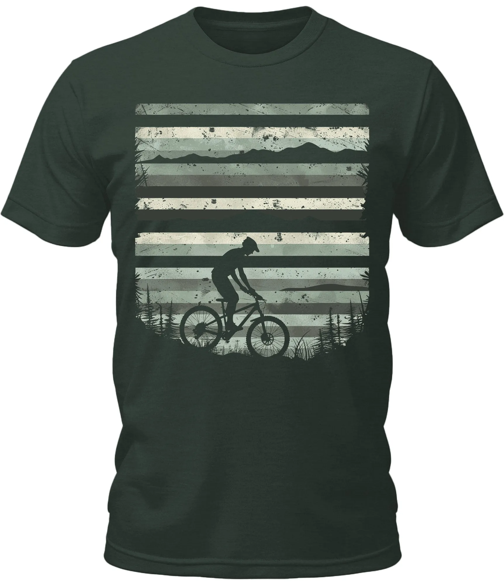 Mens Mountain Biking Cycling Graphic Tee Cool Premium Tshirt