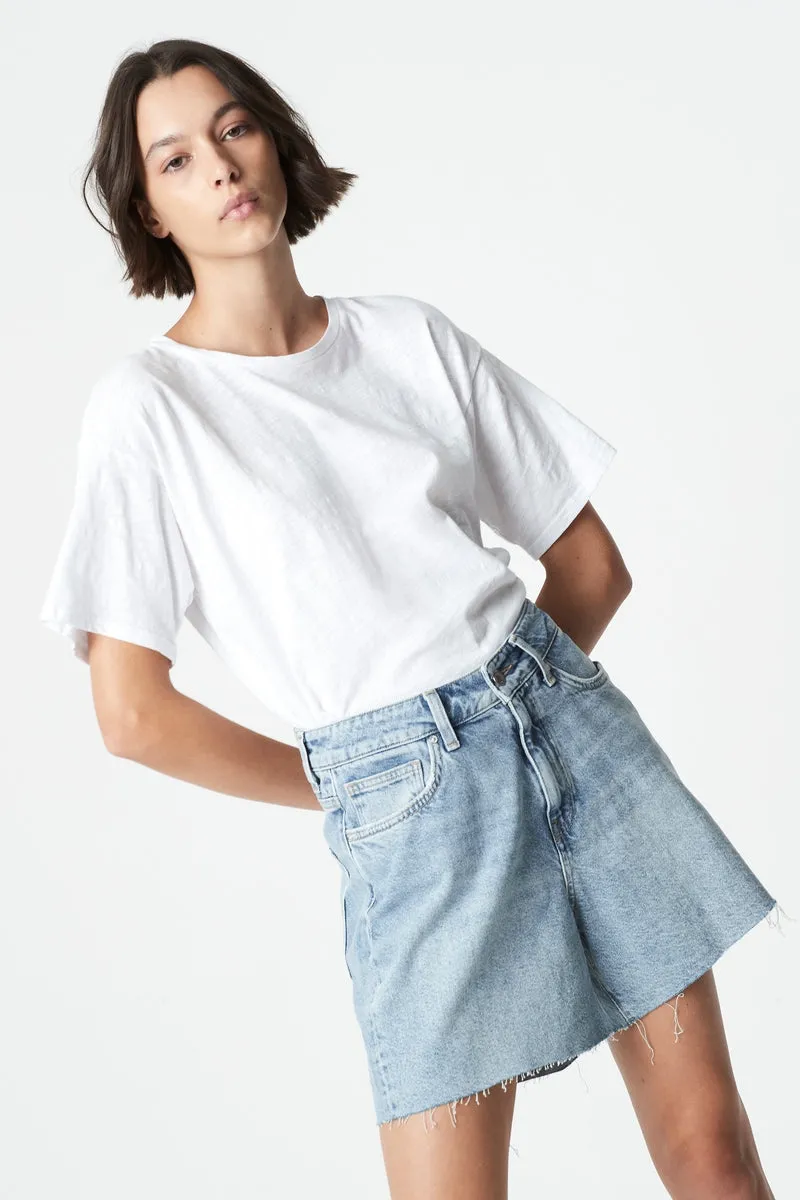 Millie Shorts - Light Organic Blue