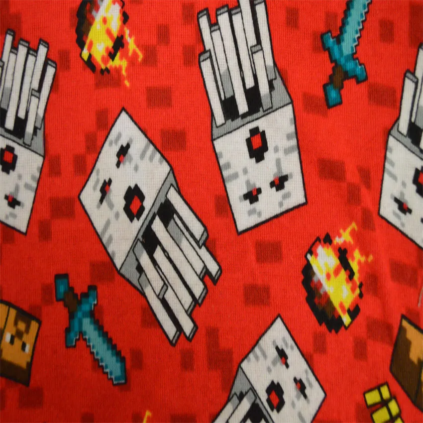 Minecraft Dodge This 4 Piece Cotton Pajamas