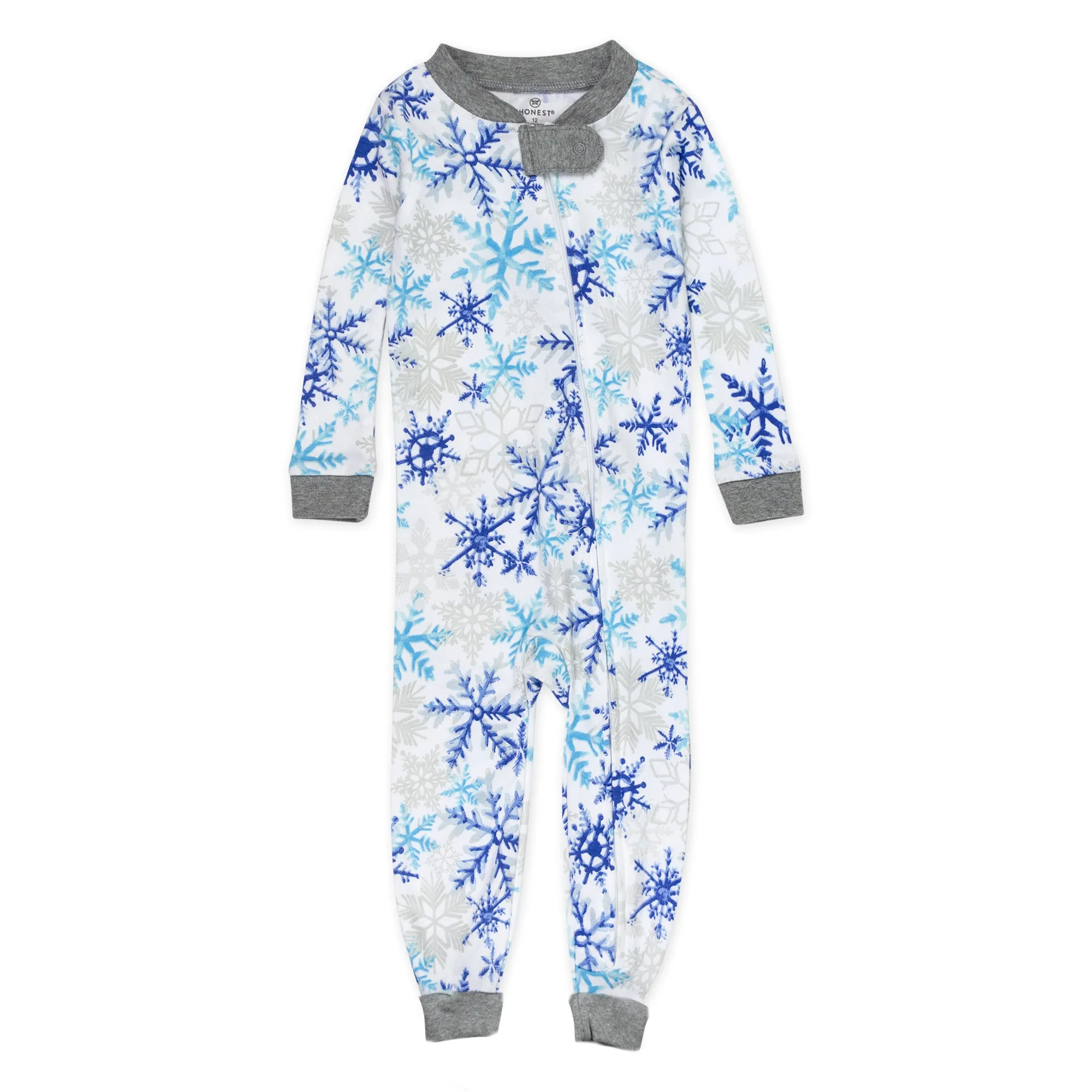 Organic Cotton Holiday Snug Fit Footless Pajama