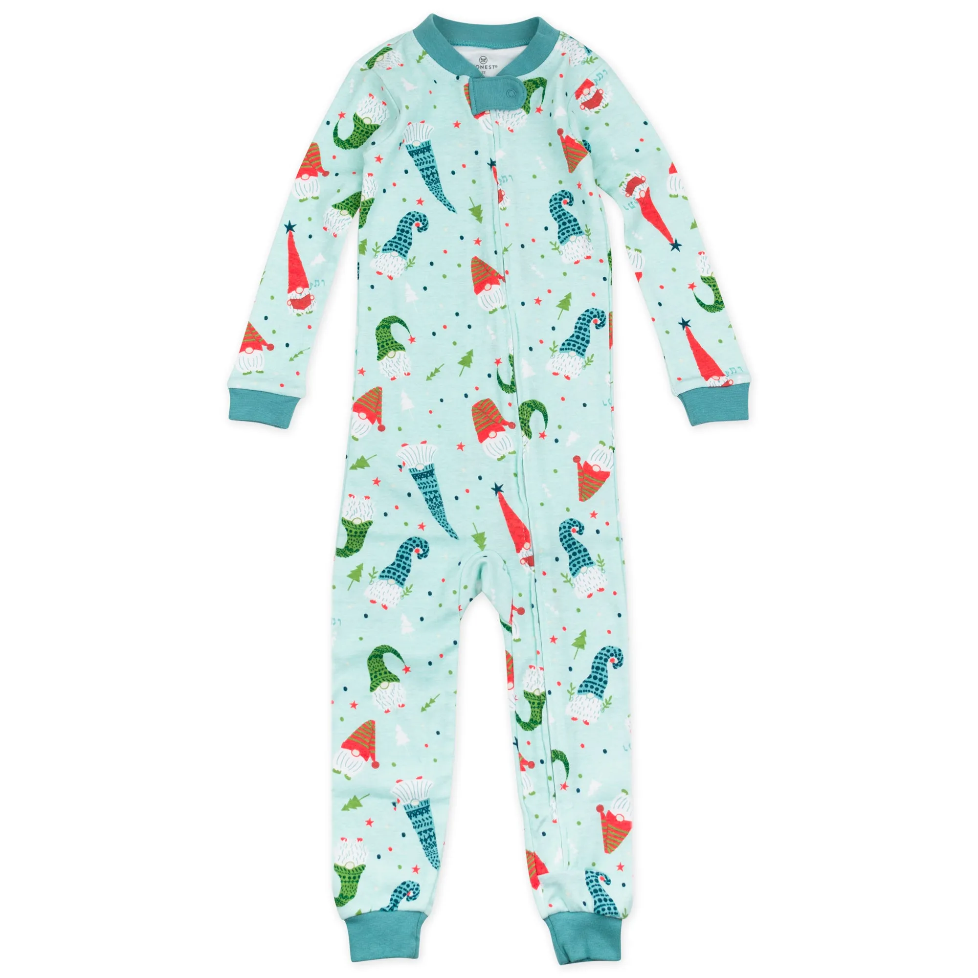 Organic Cotton Holiday Snug Fit Footless Pajama