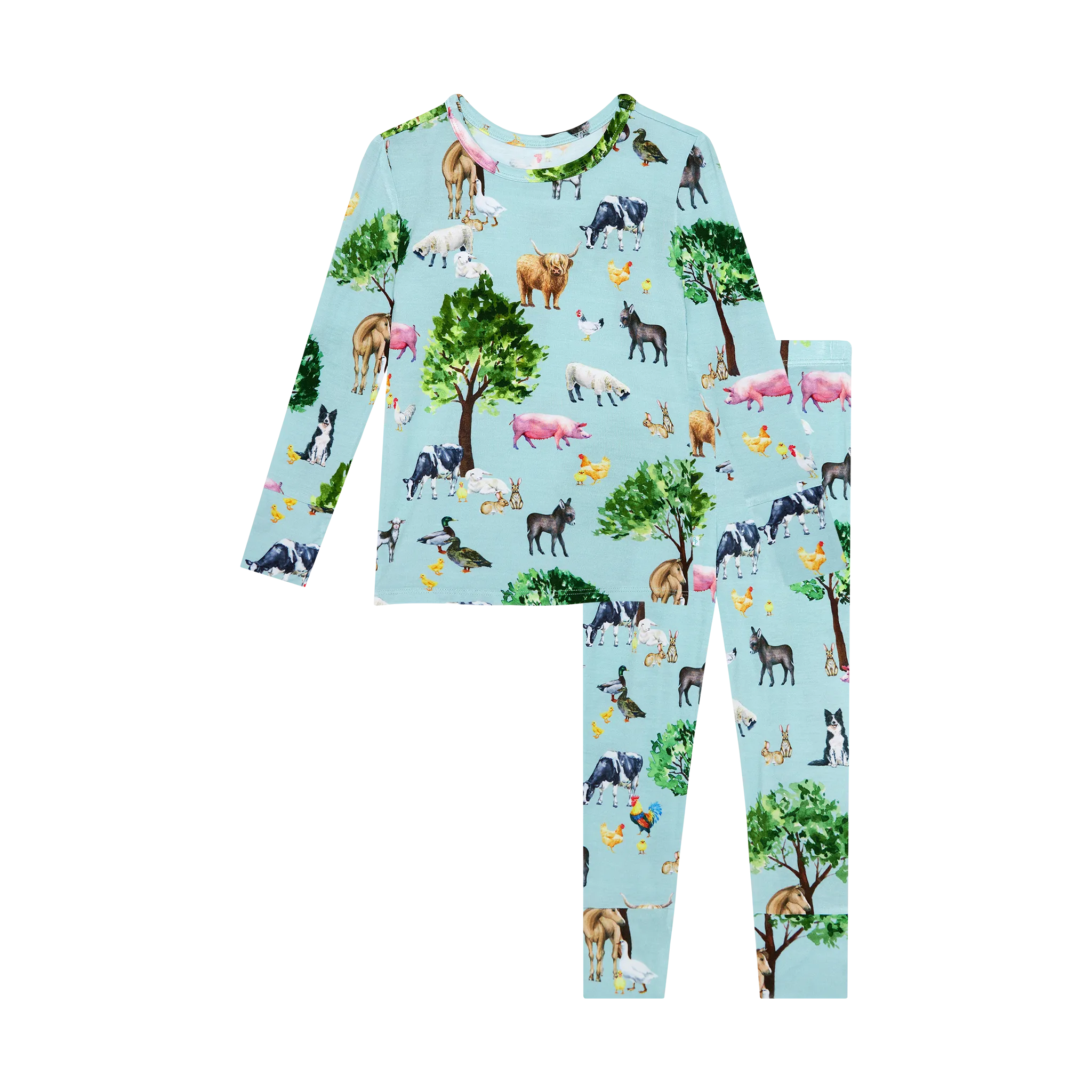 Posh Peanut Basic Long Sleeve Pajamas - Brayden