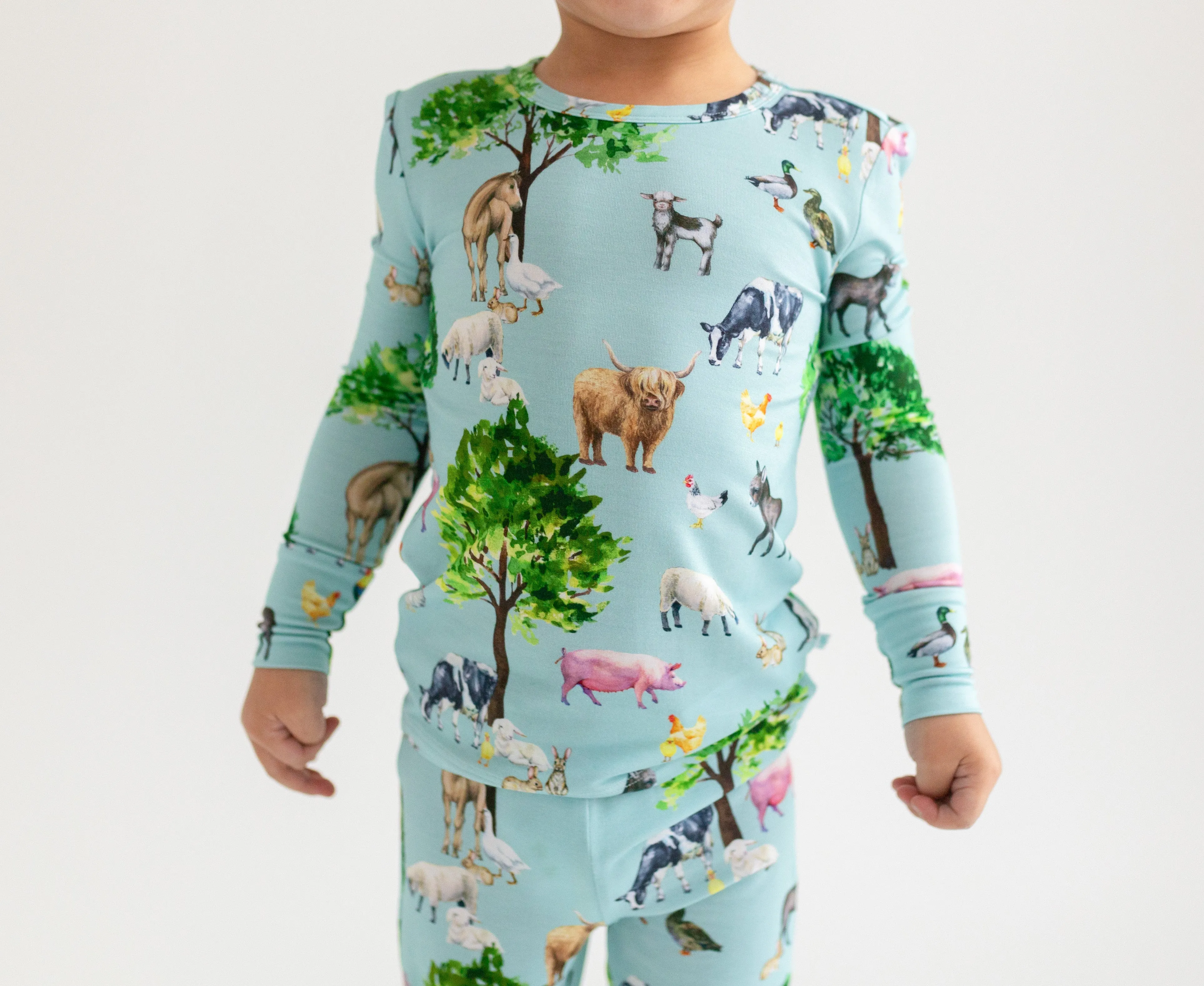 Posh Peanut Basic Long Sleeve Pajamas - Brayden