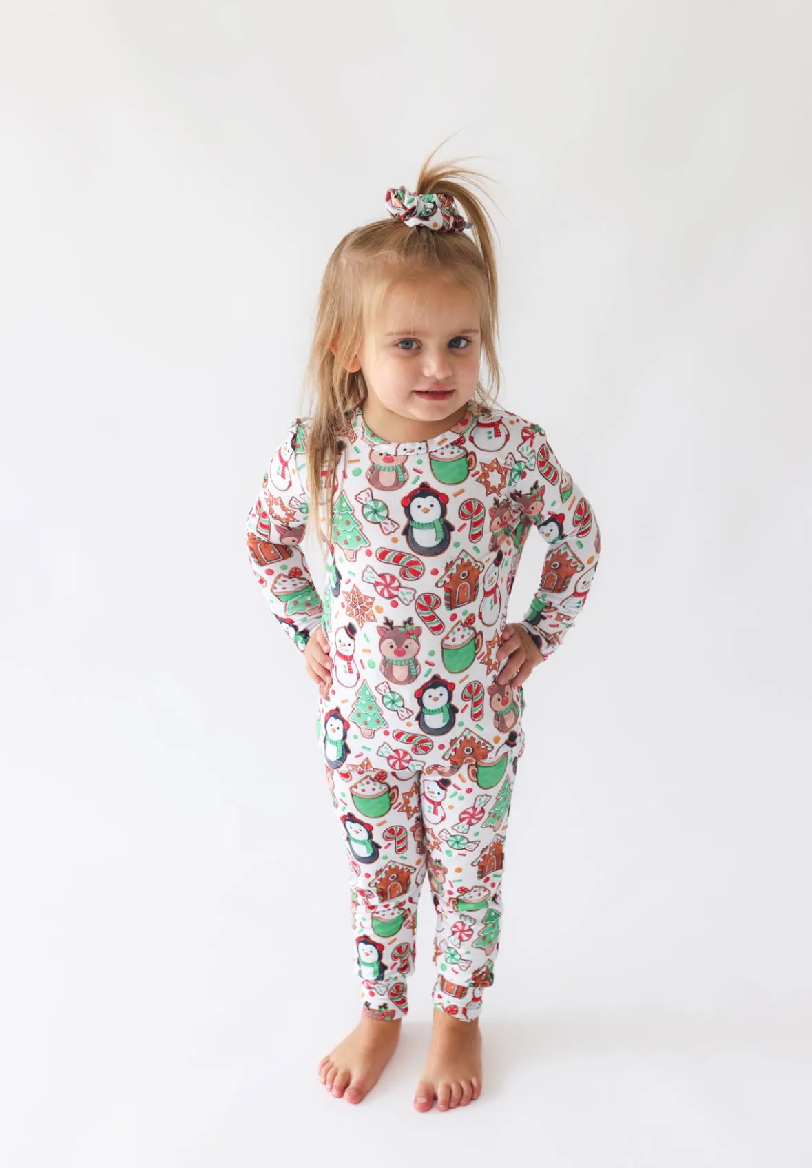 Posh Peanut Basic Long Sleeve Pajamas - Cookie Medley