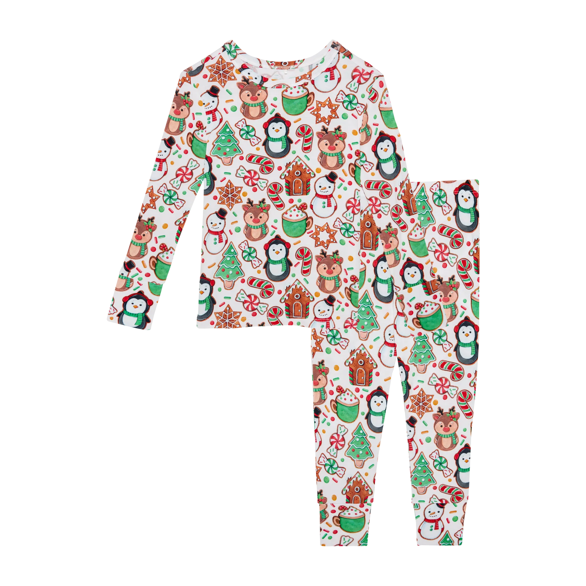 Posh Peanut Basic Long Sleeve Pajamas - Cookie Medley