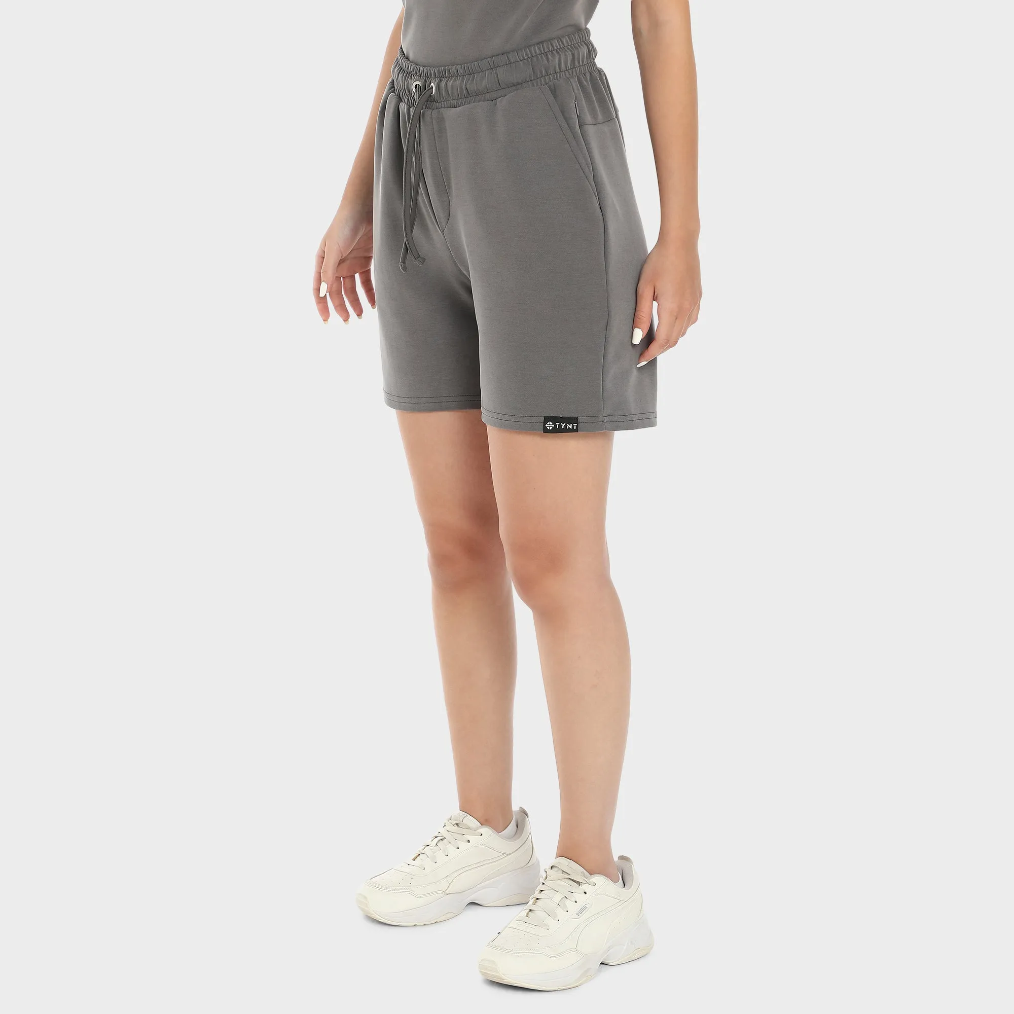 Premium Shorts For Women - Grey