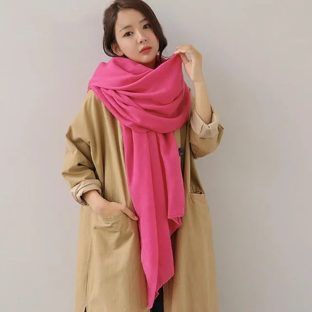 Pure Colours Oversized Shawls