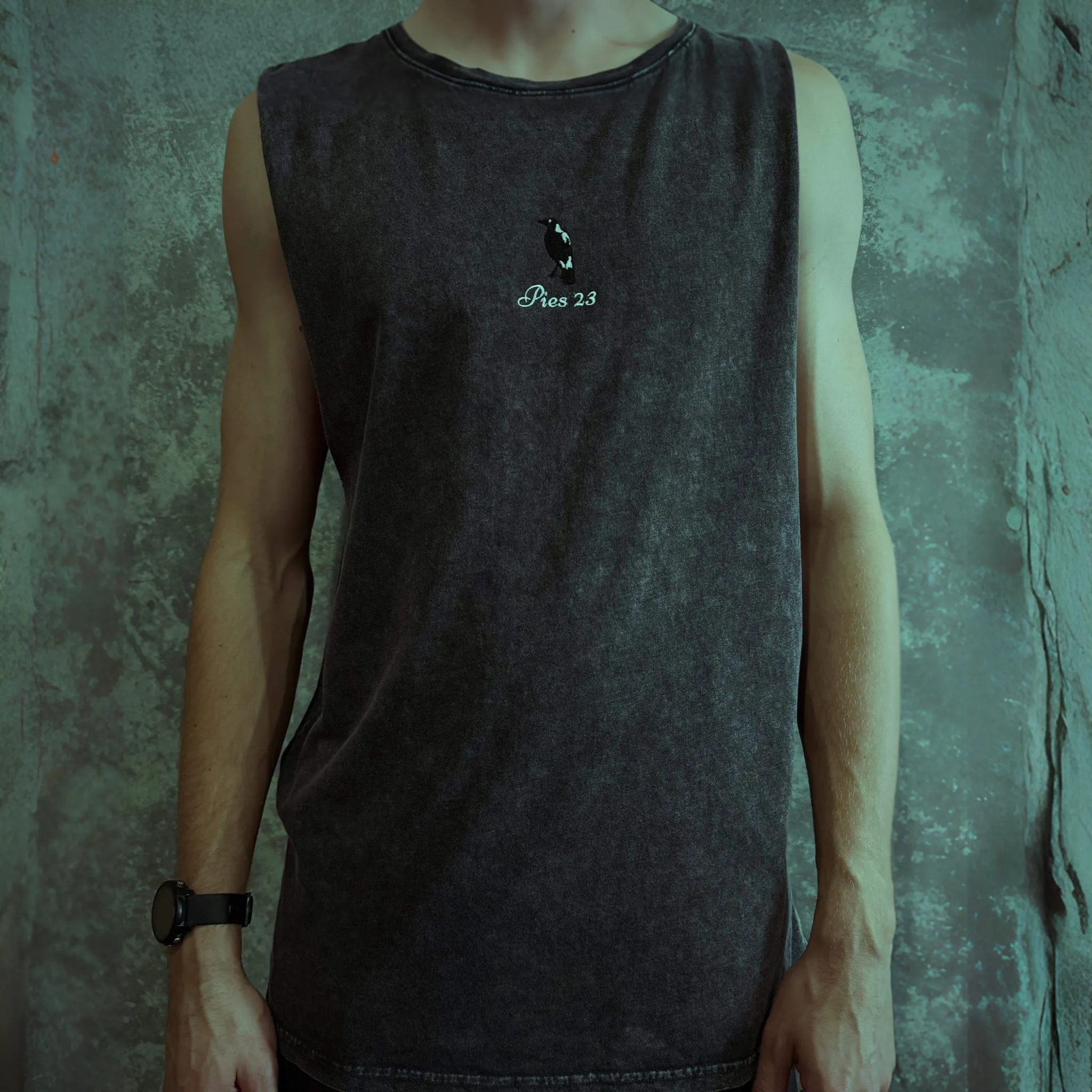 STITCH BY STITCH: 'VINTAGE BLACK ACID WASH' '23 PREMIERSHIP TANK