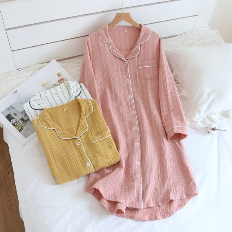 Summer Long Sleeved Nightgowns