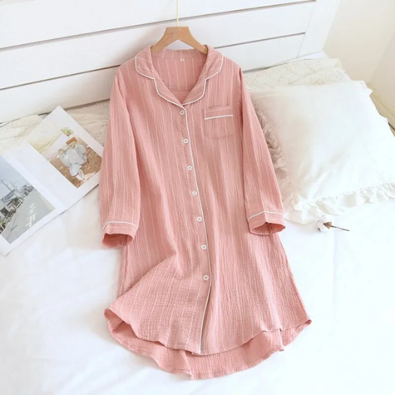 Summer Long Sleeved Nightgowns