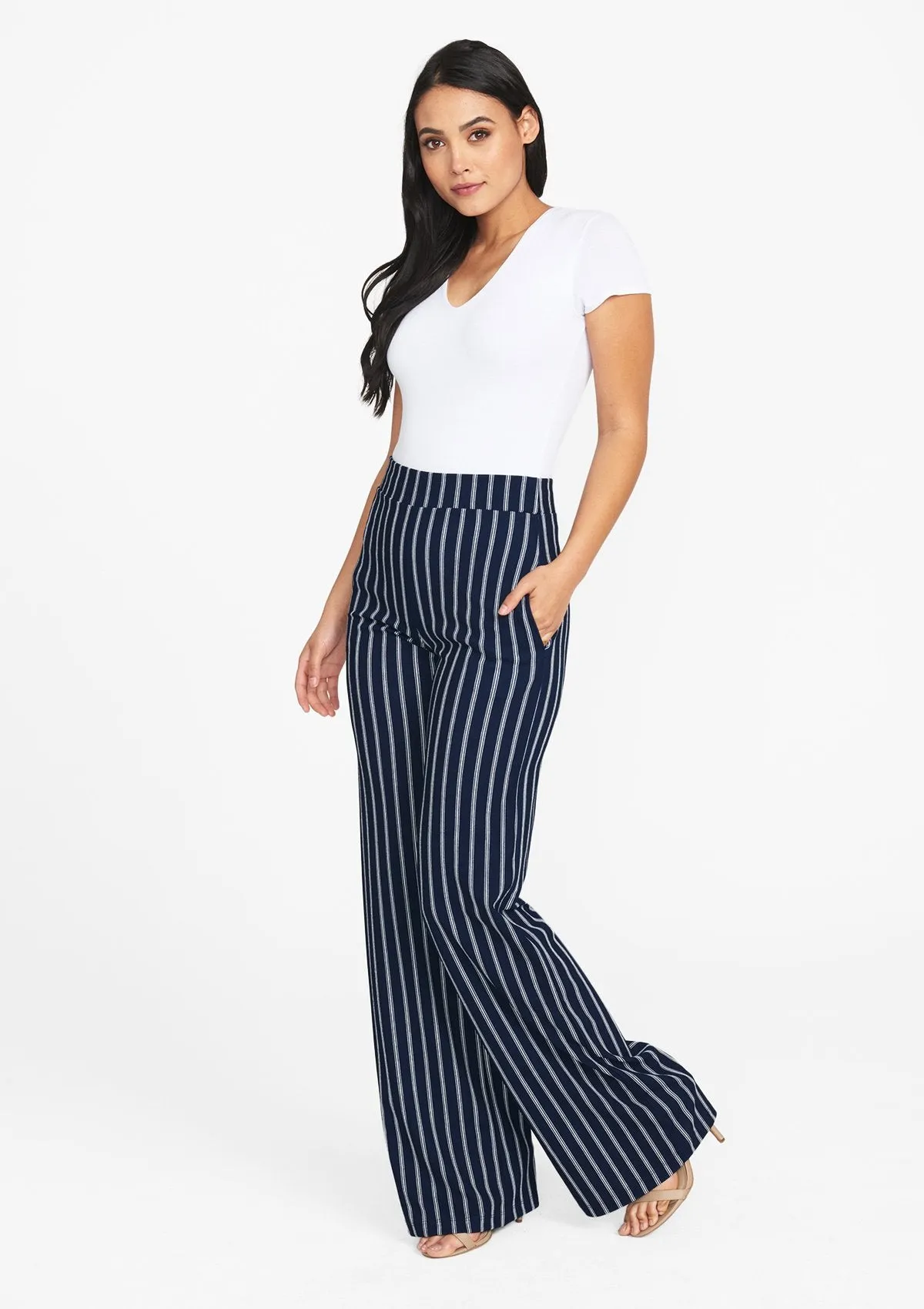 Tall Cassie Stripe Flare Pants