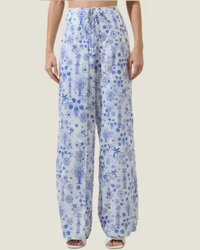 The Santorini: Pattern High Rise Pants