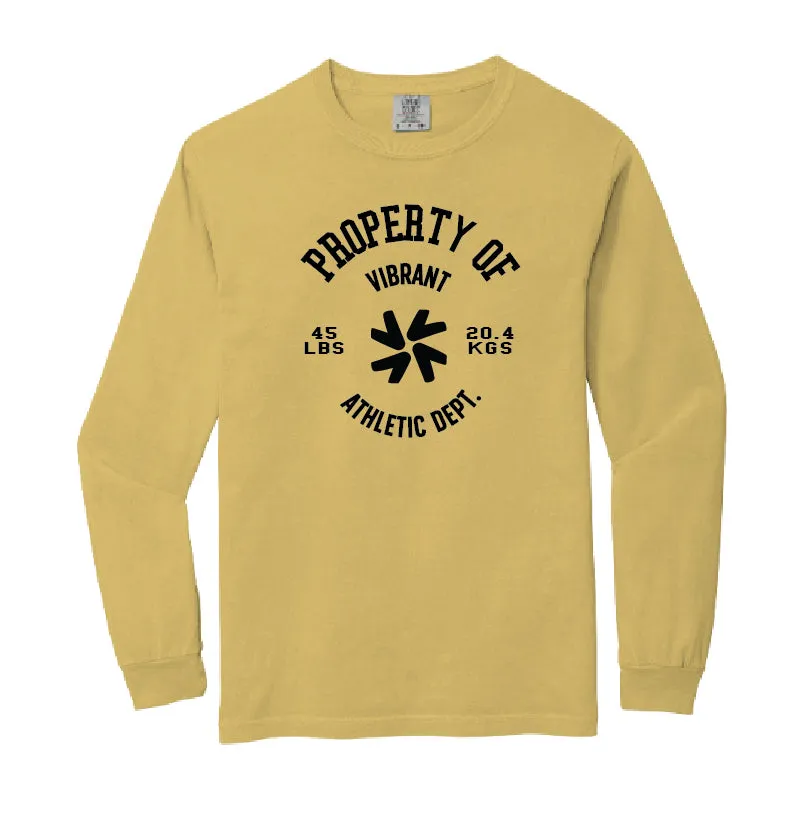 Vibrant Athletic Dept. Long Sleeve Tee Mustard