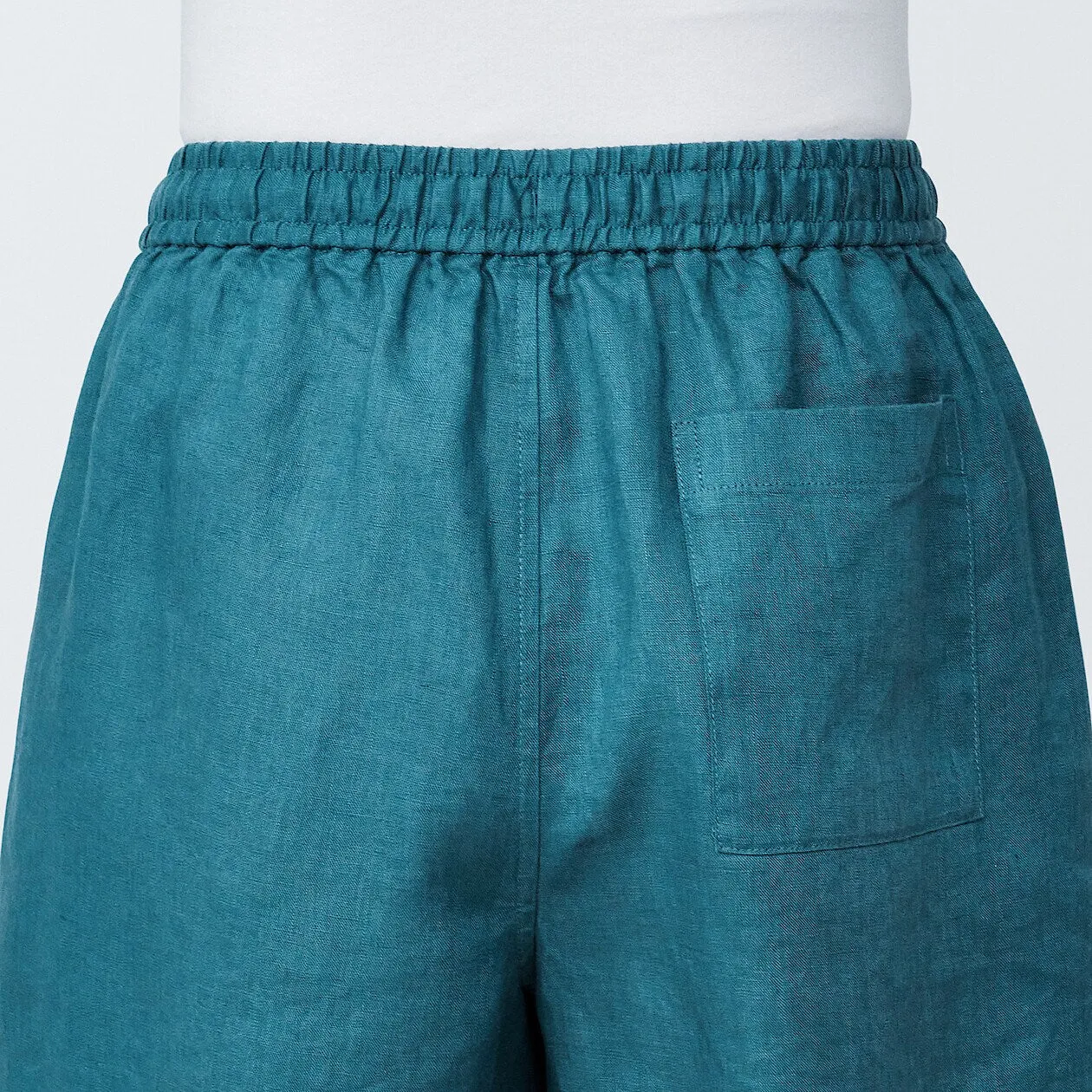 Washed Linen Shorts