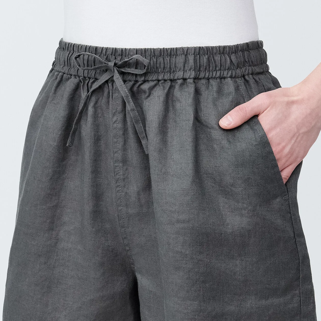 Washed Linen Shorts