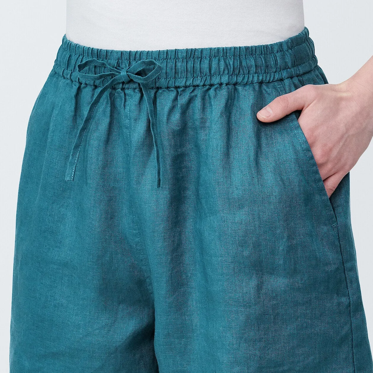 Washed Linen Shorts