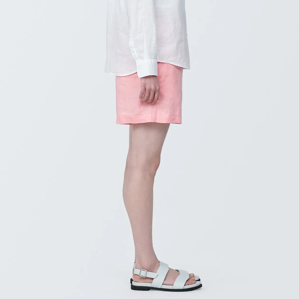 Washed Linen Shorts