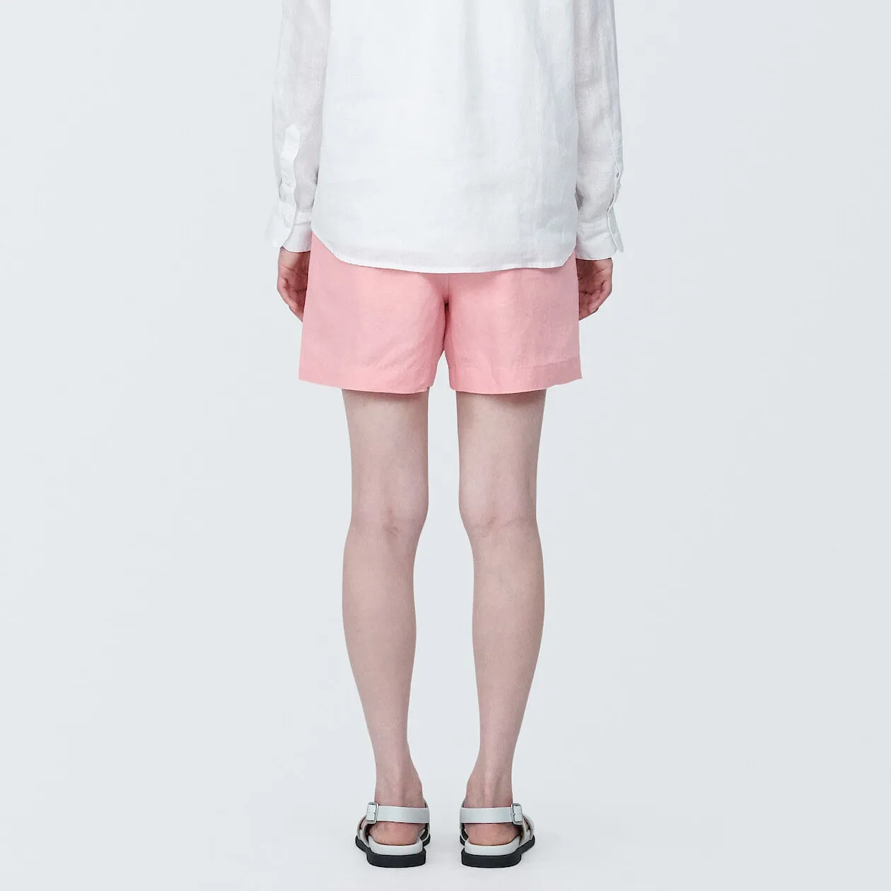 Washed Linen Shorts